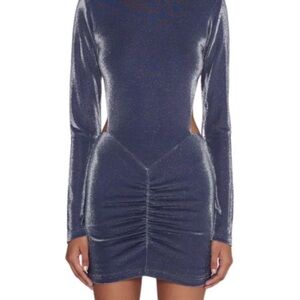 Rotate Ivonka open back jersey mini dress 34 / 2 US